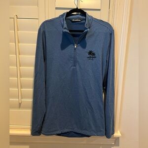 Travis Mathew Blue Pullover with Logo